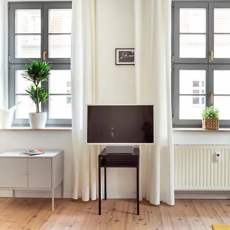 Hip & Minimalist Meets Historical Old Town Apartment